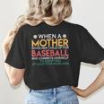 When A Mother Signs Child Up For Baseball Baseball Mom Women's T-Shirt Back Print When A Mother Signs Child Up For Baseball Baseball Mom Women's T-Shirt Back Print