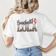 Baseball Lola Women BallPark Lola Baseball Mom Mother's Day Women's T-Shirt Back Print Baseball Lola Women BallPark Lola Baseball Mom Mother's Day Women's T-Shirt Back Print