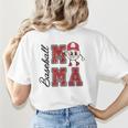 Baseball Mama Baseball Mom Game Day Senior Night Women's T-Shirt Back Print Baseball Mama Baseball Mom Game Day Senior Night Women's T-Shirt Back Print