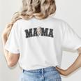Baseball Mama Rocks Lightning Baseball Mom Mother's Day Women's T-Shirt Back Print