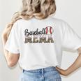 Baseball Mema Women BallPark Mema Baseball Mom Mother's Day Women's T-Shirt Back Print Baseball Mema Women BallPark Mema Baseball Mom Mother's Day Women's T-Shirt Back Print