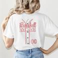 Baseball Mom 00 Number 0 Jersey Team Numbered Jersey Women's T-Shirt Back Print Baseball Mom 00 Number 0 Jersey Team Numbered Jersey Women's T-Shirt Back Print