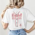 Baseball Mom 4 Number 4 Jersey Team Numbered Jersey Women's T-Shirt Back Print Baseball Mom 4 Number 4 Jersey Team Numbered Jersey Women's T-Shirt Back Print