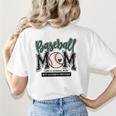 Baseball Mom Green Varsity Baseball Mama Cute Mother's Day Women's T-Shirt Back Print Baseball Mom Green Varsity Baseball Mama Cute Mother's Day Women's T-Shirt Back Print