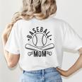 Baseball Mom Homerun Best Mom Sport Athlete Women's T-Shirt Back Print Baseball Mom Homerun Best Mom Sport Athlete Women's T-Shirt Back Print