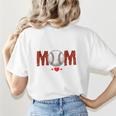Baseball Mom Leopard Sports Players Mother's Day Women's T-Shirt Back Print Baseball Mom Leopard Sports Players Mother's Day Women's T-Shirt Back Print