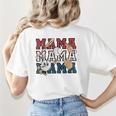 Baseball Mom Baseball Mama Game Day School Sport Women's T-Shirt Back Print Baseball Mom Baseball Mama Game Day School Sport Women's T-Shirt Back Print