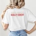 Baseball Mom Mama Baseball Lover Premium Women's T-Shirt Back Print