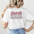 Baseball Mom Pink Baseball Mama Matching Family Daughter Women's T-Shirt Back Print Baseball Mom Pink Baseball Mama Matching Family Daughter Women's T-Shirt Back Print