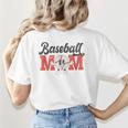 Baseball Mom Retro Distressed Baseball Family Matching Women's T-Shirt Back Print Baseball Mom Retro Distressed Baseball Family Matching Women's T-Shirt Back Print