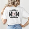 Baseball Mom Shirt Baseball Mama Loud And Proud Women's T-Shirt Back Print