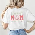 Baseball Mom And Sweet For Moms With Baseball Kids Women's T-Shirt Back Print Baseball Mom And Sweet For Moms With Baseball Kids Women's T-Shirt Back Print