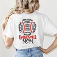 Baseball MomBall Game Mother's Day 2023 Women's T-Shirt Back Print