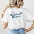 Baseball Mom Team Ball Sports Fan Women's T-Shirt Back Print Baseball Mom Team Ball Sports Fan Women's T-Shirt Back Print