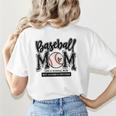 Baseball Mom Varsity Baseball Mama Cute Mother's Day Women's T-Shirt Back Print Baseball Mom Varsity Baseball Mama Cute Mother's Day Women's T-Shirt Back Print