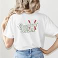 Baseball Mom's Favorite Game Day Premium Women's T-Shirt Back Print