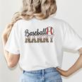 Baseball Nanny Women BallPark Nanny Baseball Mom Women's T-Shirt Back Print Baseball Nanny Women BallPark Nanny Baseball Mom Women's T-Shirt Back Print