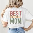 Best Baseball Mom Sports Cute Moms Day Premium Women's T-Shirt Back Print Best Baseball Mom Sports Cute Moms Day Premium Women's T-Shirt Back Print