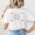 You Can't Scare Me I Have a Son Baseball Mom Women's T-Shirt Back Print