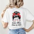 Class Of 2025 Baseball Mom Senior Graduation Graduate Women Women's T-Shirt Back Print