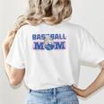 Cool Baseball Mom Mother's Day Mama Woman Cute Women's T-Shirt Back Print Cool Baseball Mom Mother's Day Mama Woman Cute Women's T-Shirt Back Print