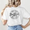 Crazy Proud Always Loud Baseball Mom Saying Graphic Women's T-Shirt Back Print Crazy Proud Always Loud Baseball Mom Saying Graphic Women's T-Shirt Back Print