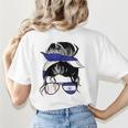 El Salvador Baseball Mom Salvador Baseball Girl Women's T-Shirt Back Print