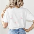 My Favorite Baseball Player Calls Me Mom For Baseball Mom Premium Women's T-Shirt Back Print