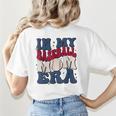 Groovy In My Baseball Mom Era Baseball Mama Mother's Day Women's T-Shirt Back Print Groovy In My Baseball Mom Era Baseball Mama Mother's Day Women's T-Shirt Back Print