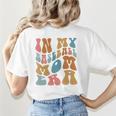 Groovy In My Baseball Mom Era Softball Game Day Women's T-Shirt Back Print Groovy In My Baseball Mom Era Softball Game Day Women's T-Shirt Back Print