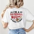 I'm A Baseball Mom Of Course I'm Broke Sport Lover Women's T-Shirt Back Print I'm A Baseball Mom Of Course I'm Broke Sport Lover Women's T-Shirt Back Print
