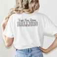 Kinda Busy Raising Ballers Funny Baseball Mom Mother's Day Premium Tri-Blend Women's T-Shirt Back Print Kinda Busy Raising Ballers Funny Baseball Mom Mother's Day Premium Tri-Blend Women's T-Shirt Back Print