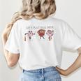 Let's Play Ball Boys Baseball Mom Women's T-Shirt Back Print Let's Play Ball Boys Baseball Mom Women's T-Shirt Back Print