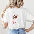 Mom Of Ballers USA Flag Football Baseball Mom Women's T-Shirt Back Print Mom Of Ballers USA Flag Football Baseball Mom Women's T-Shirt Back Print