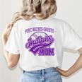 Port Neches-Groves High School PNG Indians Baseball Mom Women's T-Shirt Back Print Port Neches-Groves High School PNG Indians Baseball Mom Women's T-Shirt Back Print