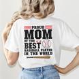 Proud Mom Of An Awesome Baseball Baseball Mom Women's T-Shirt Back Print Proud Mom Of An Awesome Baseball Baseball Mom Women's T-Shirt Back Print