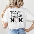 Proud Sports Mom Travel Baseball Mom For Game Day Women's T-Shirt Back Print
