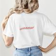 Sarcastic Baseball Mom Mama Baseball Life Premium Women's T-Shirt Back Print