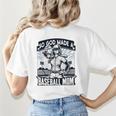 So God Made A Baseball Mom Baseball Player Premium Women's T-Shirt Back Print