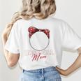 Softball Baseball Mom Floral Tee Mother's Day Premium Women's T-Shirt Back Print Softball Baseball Mom Floral Tee Mother's Day Premium Women's T-Shirt Back Print