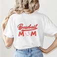 Somebody's Loud Mouth Baseball Mom Mama Premium Women's T-Shirt Back Print