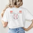 Sorry My Son Has Baseball Baseball Mom Women's T-Shirt Back Print Sorry My Son Has Baseball Baseball Mom Women's T-Shirt Back Print