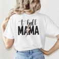 T-Ball Mama Baseball Mama Baseball Mom Women's T-Shirt Back Print