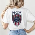 USA Mum Mother's Day Baseball Mom Women's T-Shirt Back Print