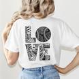 Women's Baseball Softball Baseball Mom LOVE Baseball Women's T-Shirt Back Print Women's Baseball Softball Baseball Mom LOVE Baseball Women's T-Shirt Back Print