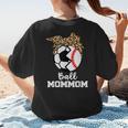 Ball MomMom Soccer Baseball Mom Mom Women's T-Shirt Back Print