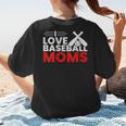 Baseball I Love Baseball Moms Women's T-Shirt Back Print Baseball I Love Baseball Moms Women's T-Shirt Back Print