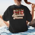 Baseball Mama Coffee Game Day Vibes Baseball Mom Women's T-Shirt Back Print Baseball Mama Coffee Game Day Vibes Baseball Mom Women's T-Shirt Back Print