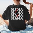 Baseball Mama Baseball Mom Women's T-Shirt Back Print Baseball Mama Baseball Mom Women's T-Shirt Back Print