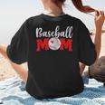 Baseball Mom Cute Letter Print Women Cute Mother's Day Women's T-Shirt Back Print Baseball Mom Cute Letter Print Women Cute Mother's Day Women's T-Shirt Back Print